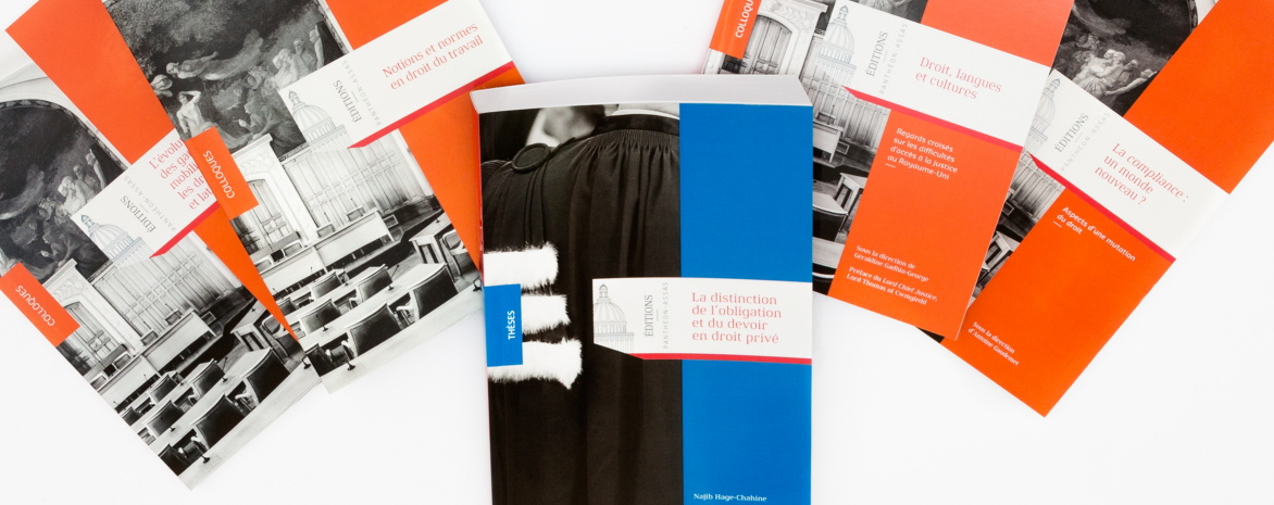Photo d'illustration, ouvrages des Editions Panthéon-Assas Photo d'illustration, ouvrages des Editions Panthéon-Assas