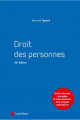 Droit des personnes (26e édition) Droit des personnes (26e édition)